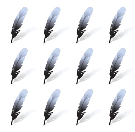 Black feather.Vector illustration — Stock Vector © Gurbi4 #1132276