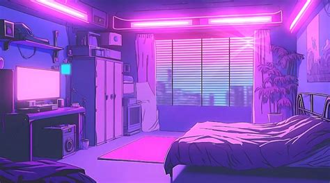 VTUBER ANIMATED BACKGROUND Lo-fi Cyberpunk Room loop, 1080p - Etsy