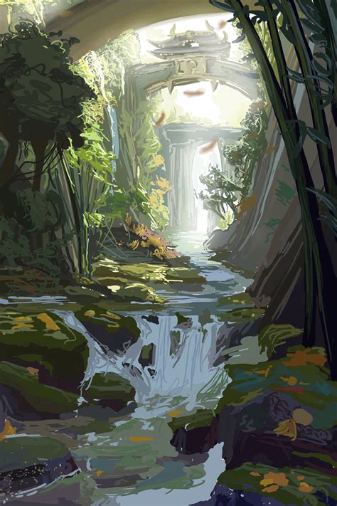 ArtStation - Environment Art Speed Paintings