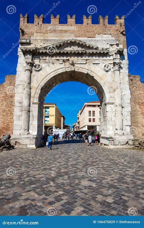 Rimini a Tourist Town on the Adriatic Coast Italy Stock Image - Image ...