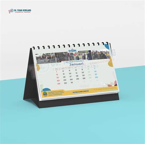 Kalender Duduk Custom