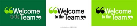 Welcome Team Banner Stock Vector (Royalty Free) 1524545585 | Shutterstock