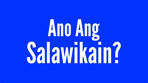 Salawikain Tungkol Sa Kasalukuyang Panahon - tungkolkayang