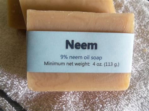 Neem Oil Cold Process Soap--50% OFF