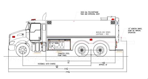 Diagram Fuel Tanker Truck Specifications