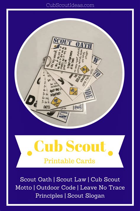 Cub Scout Outdoor Code Printable - Printable Word Searches