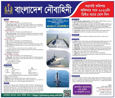 Bangladesh NAVY Job Circular 2023