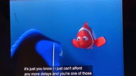 Finding Nemo Marlin And Dory Cry