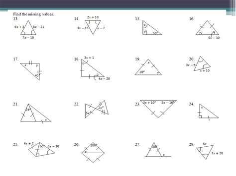 SWBAT apply & identify the equilateral and isosceles triangle ...