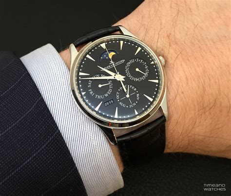 SIHH 2016: Jaeger-LeCoultre - Master Ultra Thin Perpetual Black Dial ...