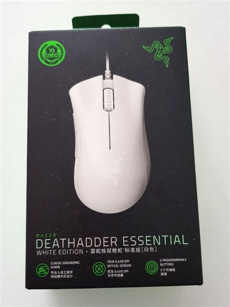 Razer Deathadder Essential Gaming Mouse, Computers & Tech, Parts & Accessories, Mouse ...