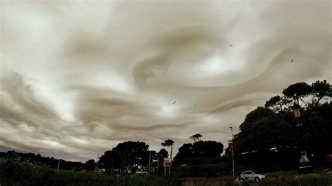 Very rare asperitas clouds over Sandbanks | Sandbanks News