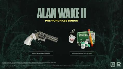 Alan Wake 2 Preorders Are Live - 2 Editions And Bonuses Available ...