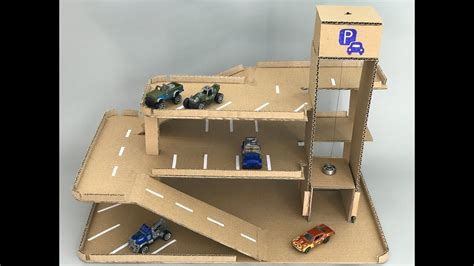 Cardboard Car Garage And Gas Station DIY Tutorial | ubicaciondepersonas ...