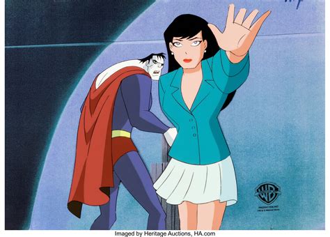 Superman: The Animated Series Lois Lane and Bizarro Production Cel | Lot #19160 | Heritage Auctions