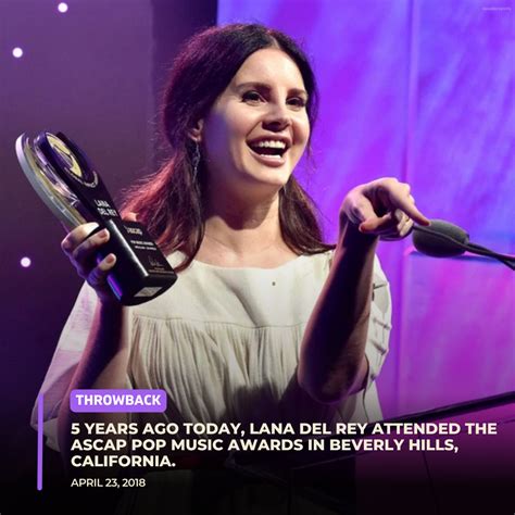 Lana Del Rey Updates on Twitter: "🔙| 5 years ago today, Lana Del Rey attended ASCAP’s Pop Music ...
