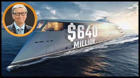 Bill Gates' New Hydrogen Powered Mega Dream Yacht valued at over $640 ...