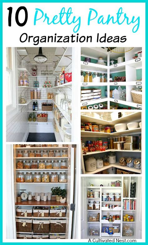 10 Pretty Pantry Organization Ideas