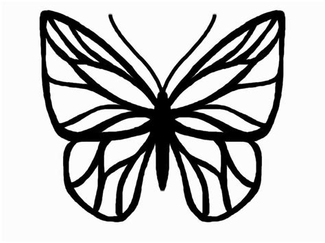 Butterfly Outlines and Indigo Fabric Design | Butterfly outline, Butterfly clip art, Butterfly ...