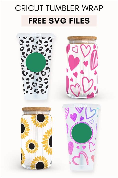 10+ Free Tumbler Wrap SVG Files (For Starbucks Cups and More!)