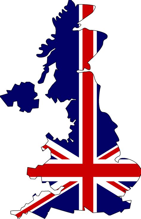 Flag Map of the UK