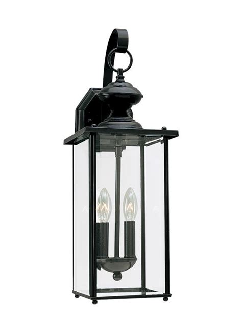 8468EN-12,Two Light Outdoor Wall Lantern,Black