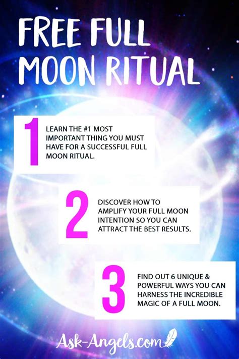 11 Full Moon Rituals for Manifesting with the Power of the Moon