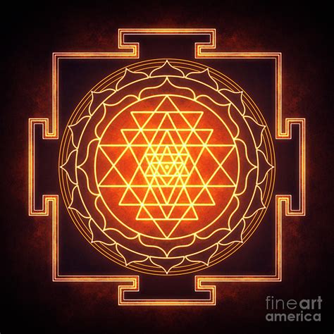 Sri Yantra - Artwork 11 Digital Art by Dirk Czarnota - Pixels