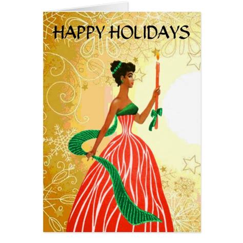 Vintage African American Christmas Card | Zazzle