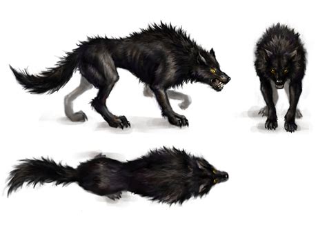 ravenous black wolf concept image - Coldenlight - Indie DB