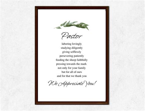 Pastor's Appreciation Month, Pastor, Clergy Appreciation, Gift for Pastor, Gift for Church ...