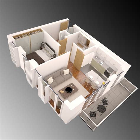 Floor Plan With Perspective - floorplans.click