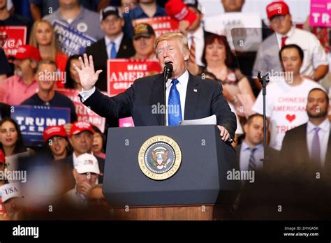 President Donald Trump 'Make America Great Again Rally' Stock Photo - Alamy