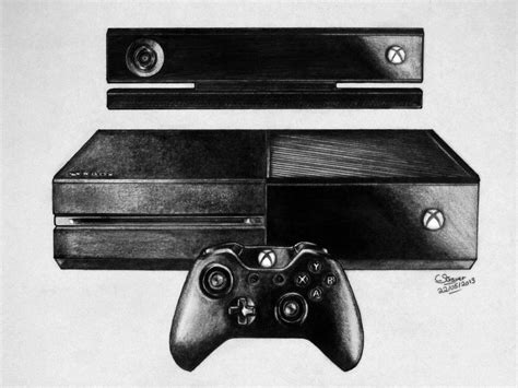 Xbox One Drawing by LethalChris on DeviantArt