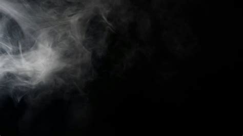 Black Background With Smoke