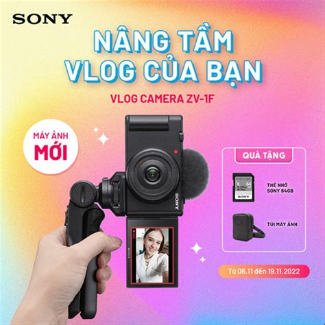 Đặt trước máy ảnh Sony ZV -1F chính hãng tại Logico