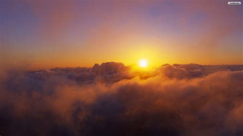 Sunset Above the Clouds wallpaper | 1920x1080 | #32096