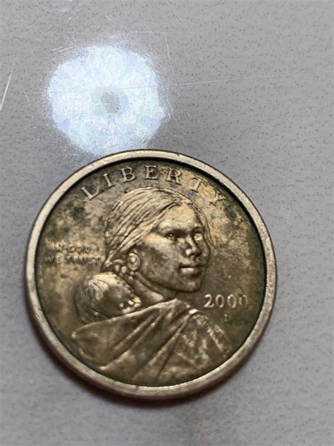 Rare Sacagawea 2000D Gold One Dollar Coin | Etsy