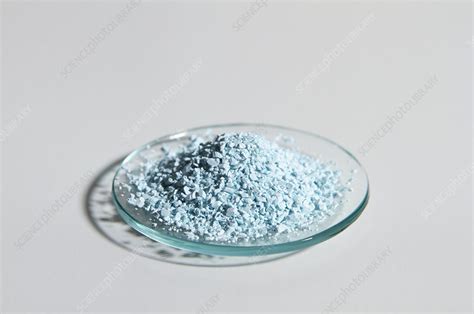 Anhydrous Copper(II) Sulfate - Stock Image - C022/1868 - Science Photo ...