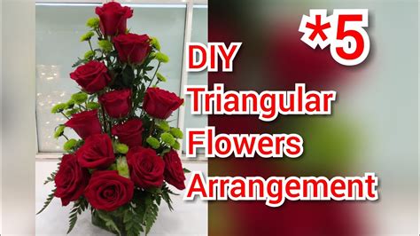 Asymmetrical Triangle Flower Arrangement | Best Flower Site