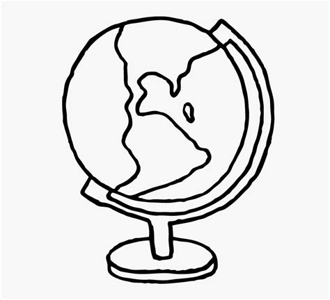 Simple Globe Drawing At - Draw A Simple Globe, HD Png Download , Transparent Png Image - PNGitem