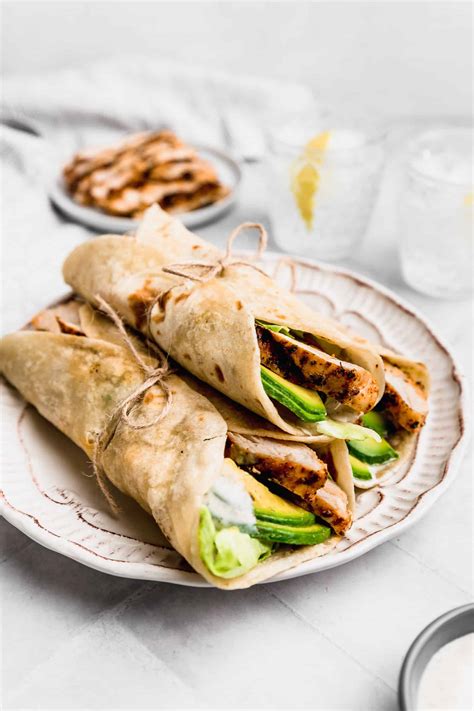 Grilled Chicken Wrap | Cravings Journal