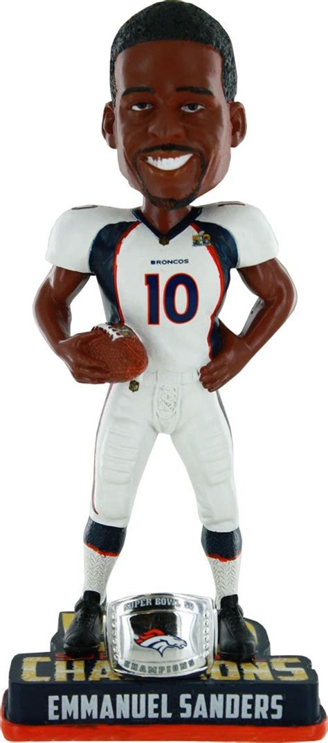 Denver Broncos Emmanuel Sanders Super Bowl 50 Champions Bobblehead ...