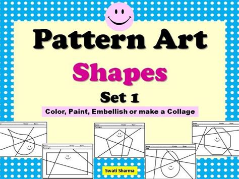 Pop Art/Pattern Art Shapes Set 1 | Teaching Resources