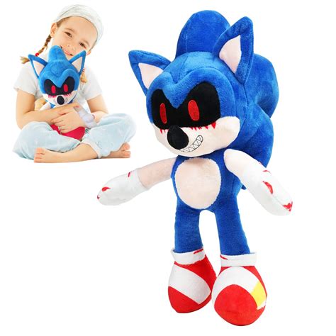 Buy 15.5 Inch Sonic Exe Plush, Evil Sonic.exe Stuffed Plush Toy, Sonic The Hedgehog Plush Gifts ...