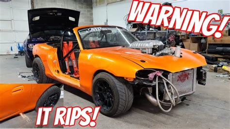 the Hellcat Miata’s NEW CUSTOM EXHAUST is INSANE! – Everything Law and ...