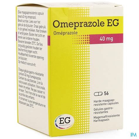 Omeprazole EG 40 Mg Maagsapresist Caps Pot 56X40Mg | Apotheek Vanderhaegen