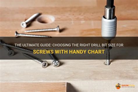 The Ultimate Guide: Choosing The Right Drill Bit Size For Screws With ...