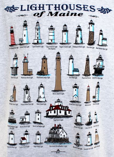 Maine Lighthouse Tee