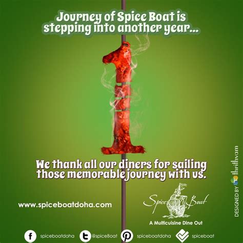 1st Anniversary of our client Spice Boat Restaurant (With images) | Celebration restaurant, 1st ...